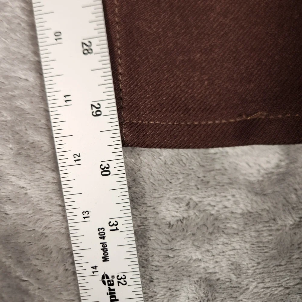 Wrangler Mens 35X29 Brown‎ Good Polyester Pants Western Vintage